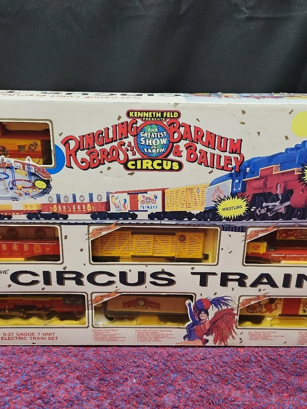 Vintage K-Line 1311 Ringling Bros. Barnum & Bailey Circus Train Set